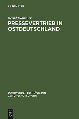 E-Book (pdf) Pressevertrieb in Ostdeutschland von Bernd Klammer