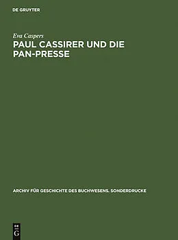 PDF Paul Cassirer und die Pan-Presse von Eva Caspers