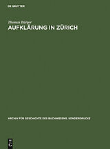 E-Book (pdf) Aufklärung in Zürich von Thomas Bürger