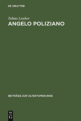 E-Book (pdf) Angelo Poliziano von Tobias Leuker