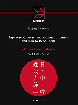 E-Book (pdf) Japanese, Chinese, and Korean Surnames and How to Read Them von 