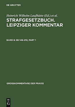 E-Book (pdf) Strafgesetzbuch. Leipziger Kommentar / §§ 146-210 von 