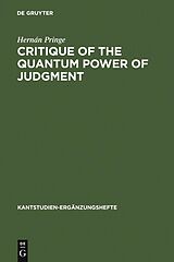 eBook (pdf) Critique of the Quantum Power of Judgment de Hernán Pringe