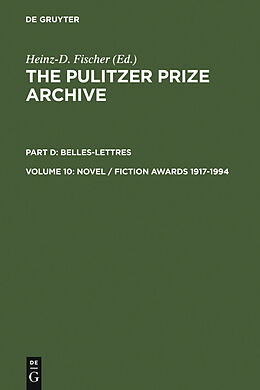 eBook (pdf) Novel / Fiction Awards 1917-1994 de 