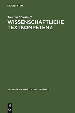 E-Book (pdf) Wissenschaftliche Textkompetenz von Torsten Steinhoff