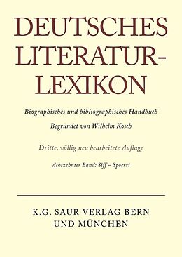 E-Book (pdf) Deutsches Literatur-Lexikon / Siff - Spoerri von 