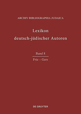 E-Book (pdf) Lexikon deutsch-jüdischer Autoren / Frie - Gers von 