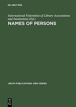 eBook (pdf) Names of Persons de 