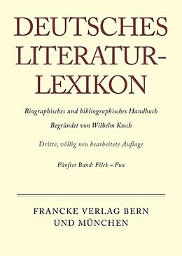 E-Book (pdf) Deutsches Literatur-Lexikon / Filek - Fux von 
