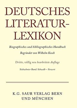 E-Book (pdf) Deutsches Literatur-Lexikon / Schwalb - Siewert von 