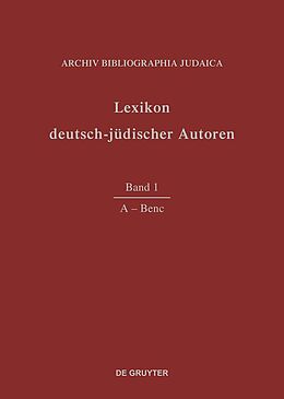 E-Book (pdf) Lexikon deutsch-jüdischer Autoren / A - Benc von 