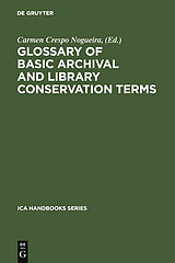 eBook (pdf) Glossary of Basic Archival and Library Conservation Terms de 