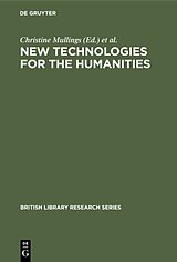 E-Book (pdf) New Technologies for the Humanities von 