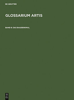 E-Book (pdf) Glossarium Artis / Das Baudenkmal von 