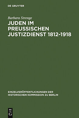 E-Book (pdf) Juden im preußischen Justizdienst 1812-1918 von Barbara Strenge