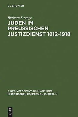 E-Book (pdf) Juden im preußischen Justizdienst 1812-1918 von Barbara Strenge