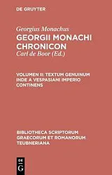 Fester Einband Textum genuinum inde a Vespasiani imperio continens von 