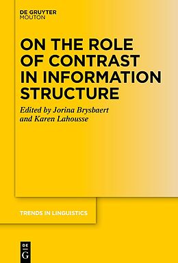 eBook (pdf) On the Role of Contrast in Information Structure de 