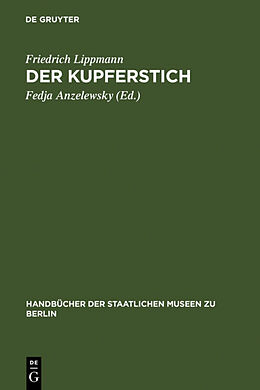 Fester Einband Der Kupferstich von Friedrich Lippmann