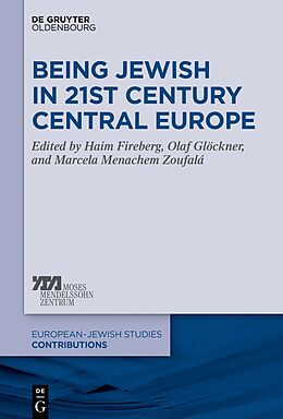 Couverture cartonnée Being Jewish in 21st Century Central Europe de 