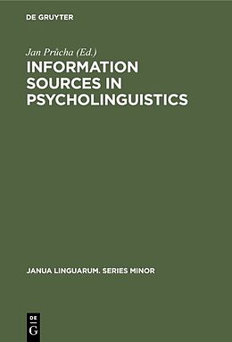 Fester Einband Information sources in psycholinguistics von 