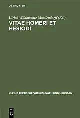 Fester Einband Vitae Homeri et Hesiodi von 