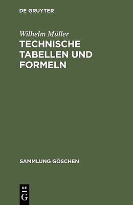Fester Einband Technische Tabellen und Formeln von Wilhelm Müller