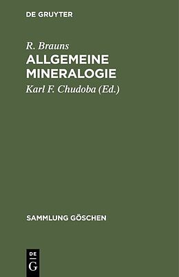 Fester Einband Allgemeine Mineralogie von R. Brauns