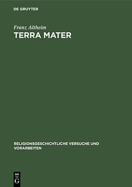 Fester Einband Terra mater von Franz Altheim