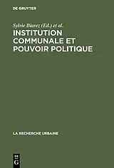 Fester Einband Institution communale et pouvoir politique von 