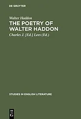Fester Einband The poetry of Walter Haddon von Walter Haddon