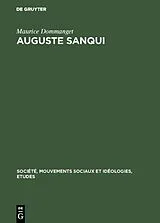 Fester Einband Auguste Sanqui von Maurice Dommanget