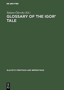 Livre Relié Glossary of the Igor  Tale de 