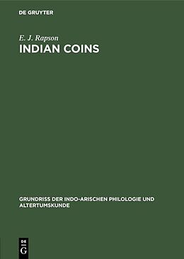 Fester Einband Indian coins von E. J. Rapson
