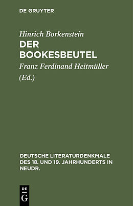 Fester Einband Der Bookesbeutel von Hinrich Borkenstein
