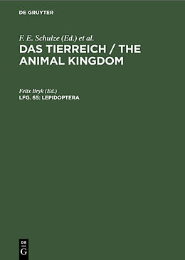 Fester Einband Das Tierreich / The Animal Kingdom / Lepidoptera von 