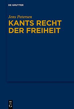 E-Book (pdf) Kants Recht der Freiheit von Jens Petersen