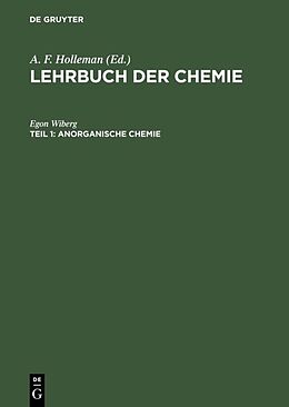 Fester Einband Lehrbuch der Chemie / Anorganische Chemie von Egon Wiberg