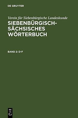 Fester Einband Siebenbürgisch-Sächsisches Wörterbuch / DF von 