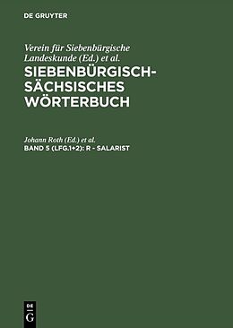 Fester Einband Siebenbürgisch-Sächsisches Wörterbuch / R - Salarist von 