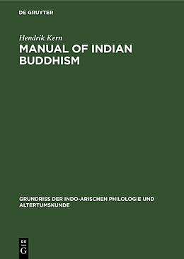 Livre Relié Manual of Indian buddhism de Hendrik Kern