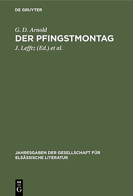 Fester Einband Der Pfingstmontag von G. D. Arnold