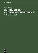 Fester Einband Lehrbuch der anorganischen Chemie von Egon Wiberg
