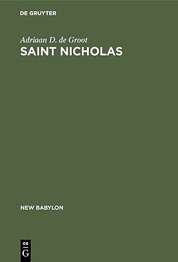 Livre Relié Saint Nicholas de Adriaan D. de Groot