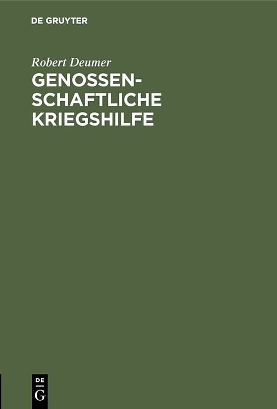Genossenschaftliche Kriegshilfe