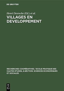 Livre Relié Villages en developpement de 