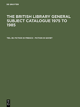 Fester Einband Fiction in French - Fiction in Soviet von British Library
