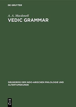 Livre Relié Vedic grammar de A. A. Macdonell