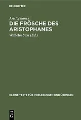 Fester Einband Die Frösche des Aristophanes von Aristophanes