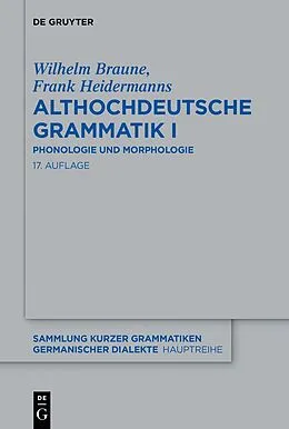 E-Book (epub) Althochdeutsche Grammatik I von Wilhelm Braune